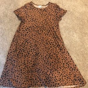 Lularoe leopard jessie dress size M